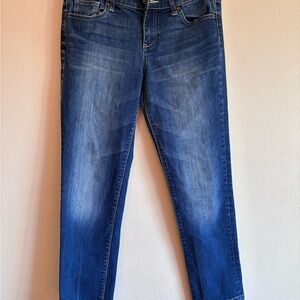 New York & Company Dark Blue Ankle Jeans